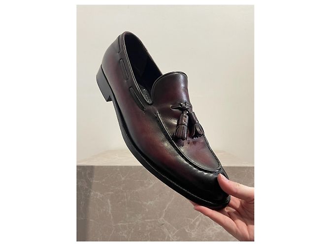 Autre Marque Mocassini Fratelli Rossetti bordeaux T.44,5 Bordò - vista 6