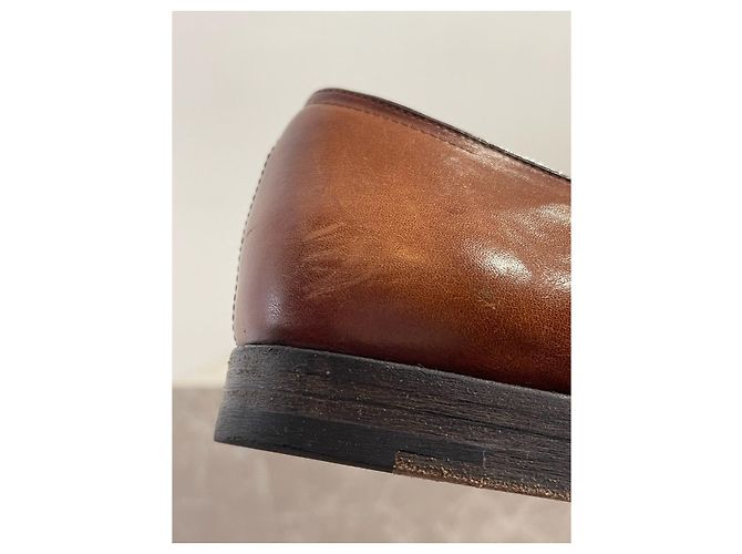 Derbies Berluti camel T.45 - vue 10