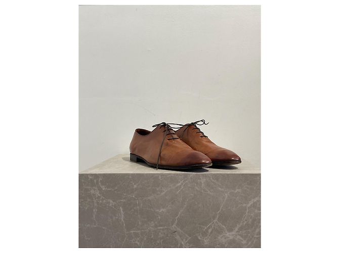 Derbies Berluti camel T.45 - vue 2
