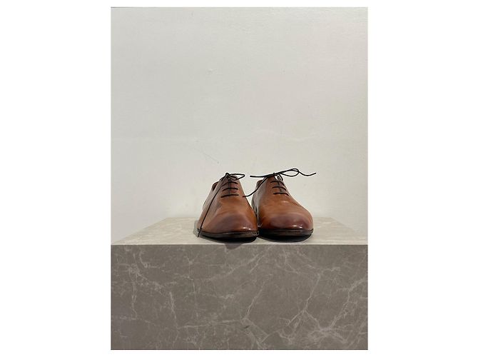 Derbies Berluti camel T.45 - vue 3
