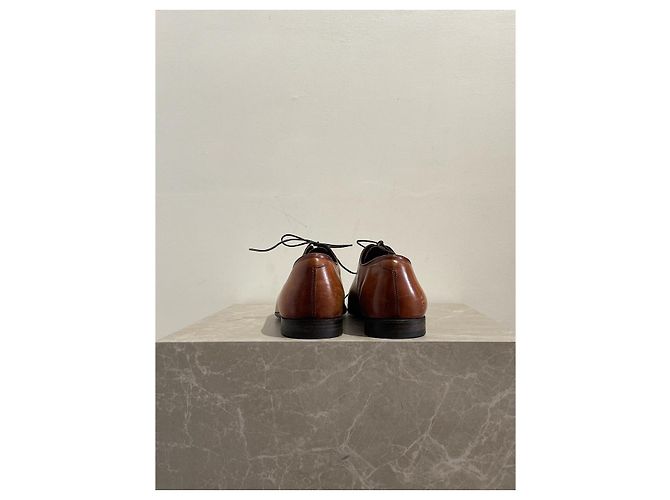 Derbies Berluti camel T.45 - vue 5