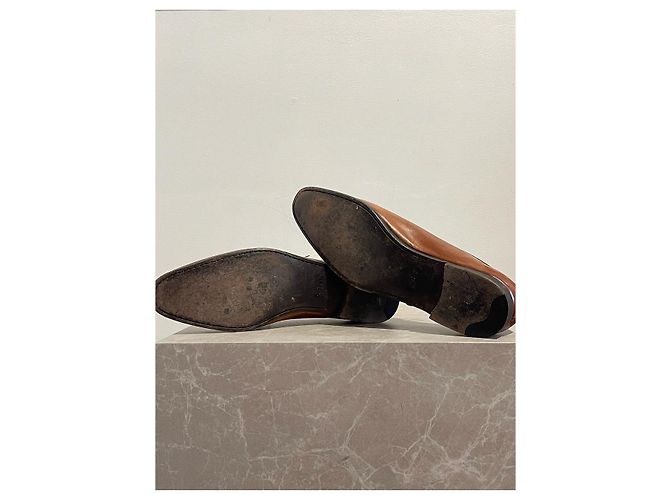Derbies Berluti camel T.45 - vue 6