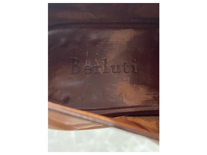 Derbies Berluti camel T.45 - vue 7
