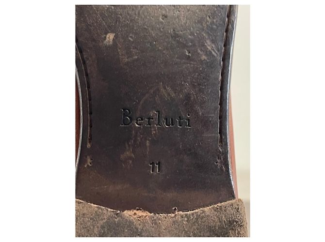Derbies Berluti camel T.45 - vue 8