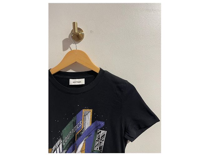 Courreges Camiseta Courrèges negra T.XS Negro - vista 2