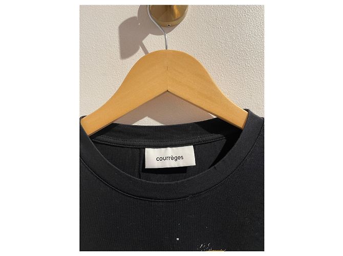 Courreges Camiseta Courrèges negra T.XS Negro - vista 6