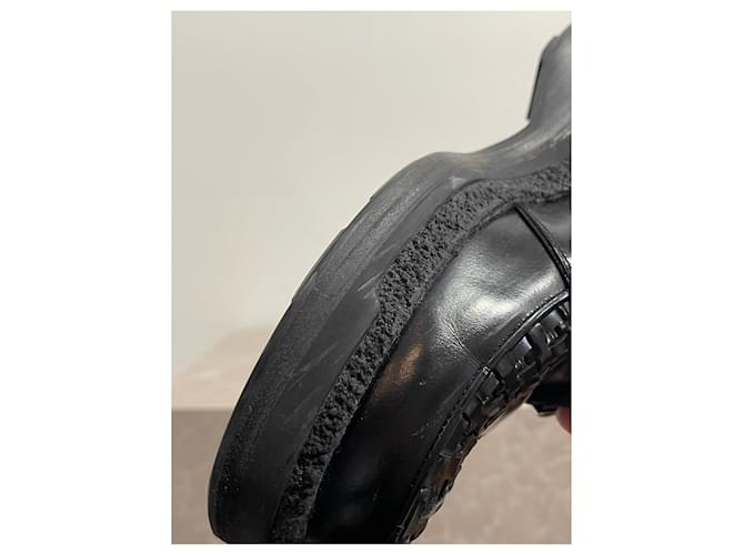 Hermès Derbies Hermes nere T.37 Nero - vista 10