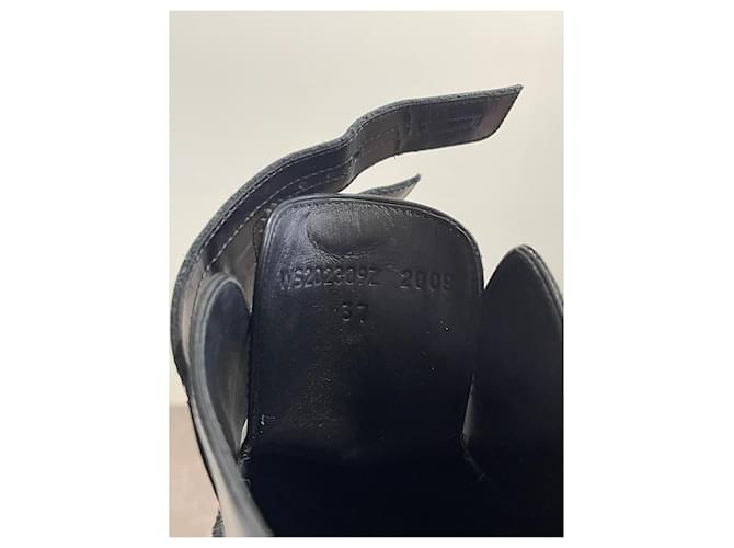 Hermès Derbies Hermes nere T.37 Nero - vista 9