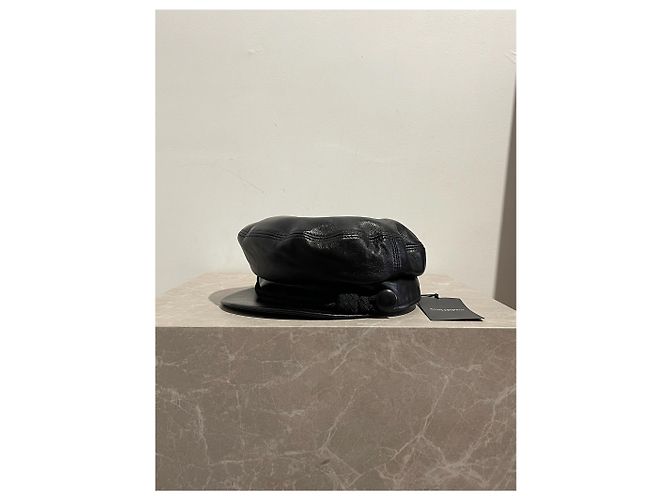 Saint Laurent Cap schwarz NEU - Ansicht 3