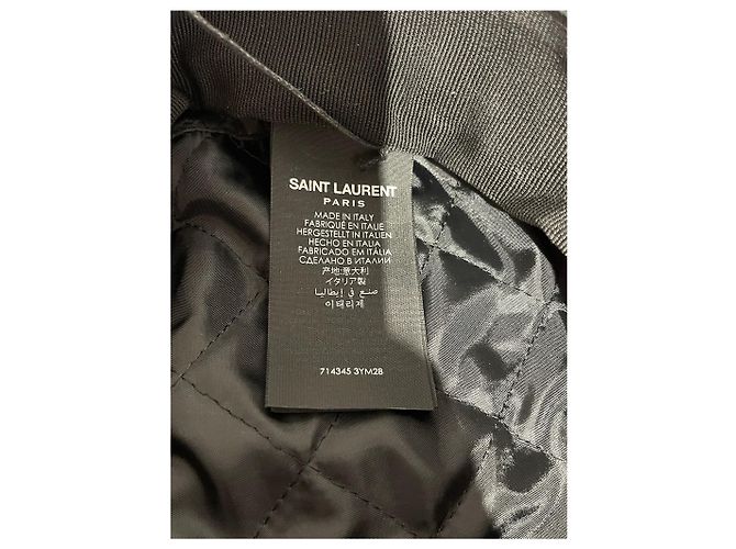 Saint Laurent Cap schwarz NEU - Ansicht 8