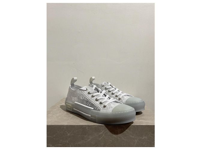Oblique Sneakers Dior B23 T.42 Nuove Bianco - vista 2