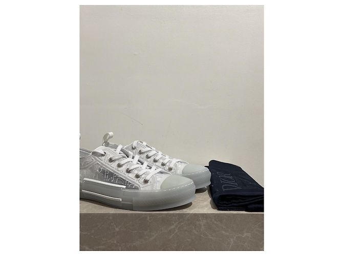 Oblique Sneakers Dior B23 T.42 Nuove Bianco - vista 7