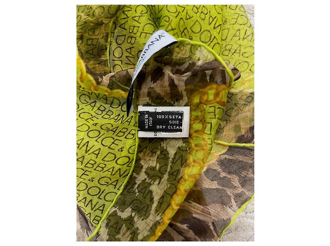 Foulard Dolce & Gabbana verde - vista 6