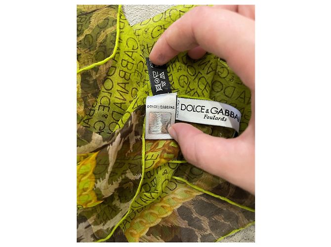 Foulard Dolce & Gabbana verde - vista 7