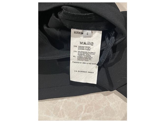 Valentino Garavani Pantalón Valentino negro T.34 - vista 6