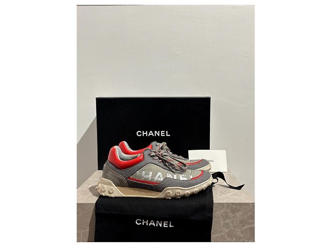 Chanel Sneaker grau Gr. 37 Grigio - vista 10