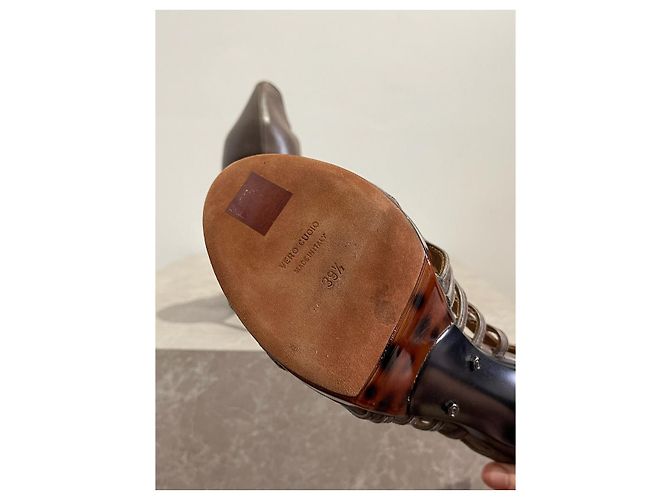 Décolleté Lanvin marrone T.39,5 - vista 6