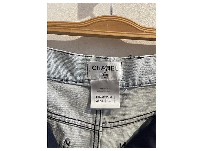 Short Chanel azul T.40 - vista 7