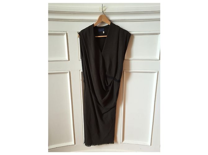 Lanvin Kleid Khaki T.38 - Ansicht 3
