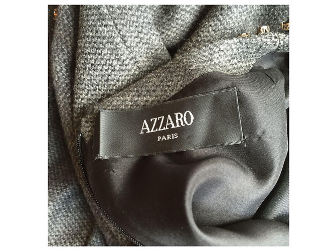 Azzaro Kleid grau T.36 - Ansicht 7