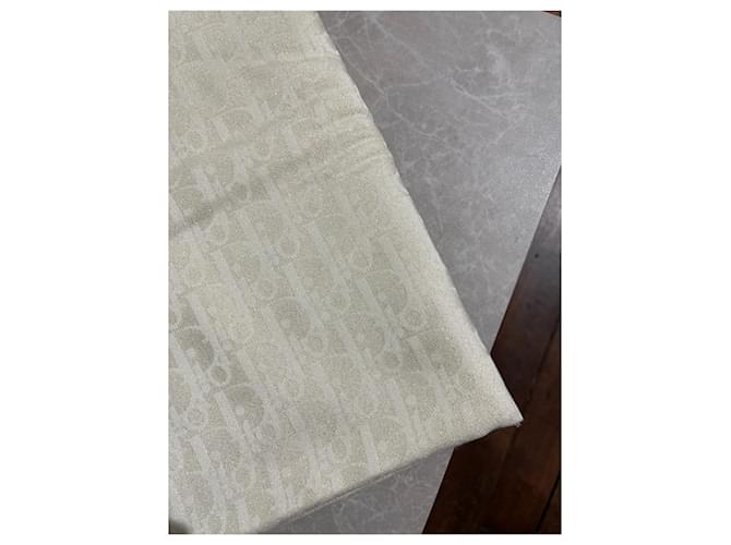 Christian Dior Sciarpa Dior Oblique ecru Beige - vista 2