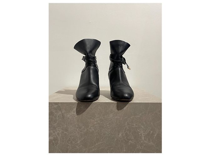 Stivaletti Jimmy Choo neri T.38 Nero - vista 2