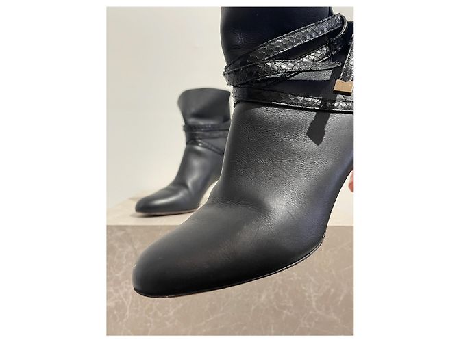 Stivaletti Jimmy Choo neri T.38 Nero - vista 5