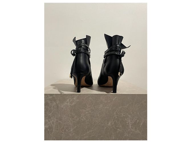 Stivaletti Jimmy Choo neri T.38 Nero - vista 7