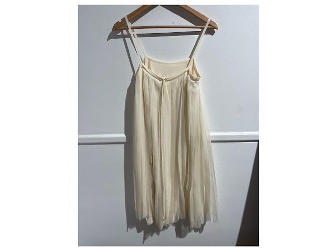 Chanel Kleid ecru T.36 Beige - Ansicht 4