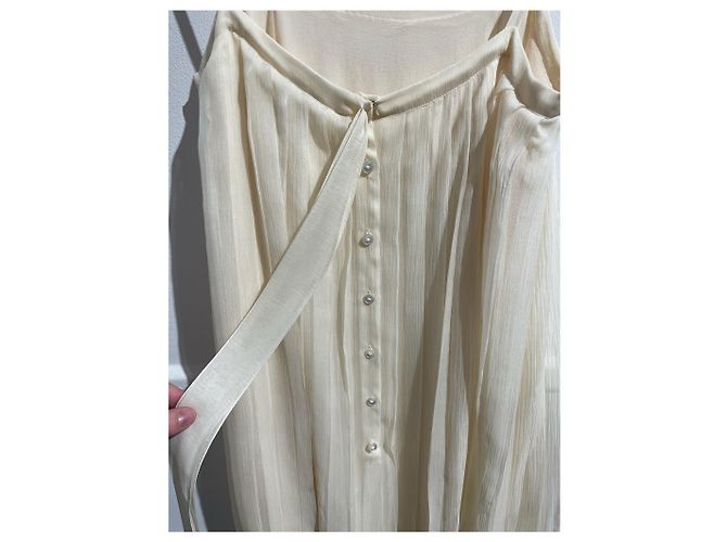 Chanel Kleid ecru T.36 Beige - Ansicht 5