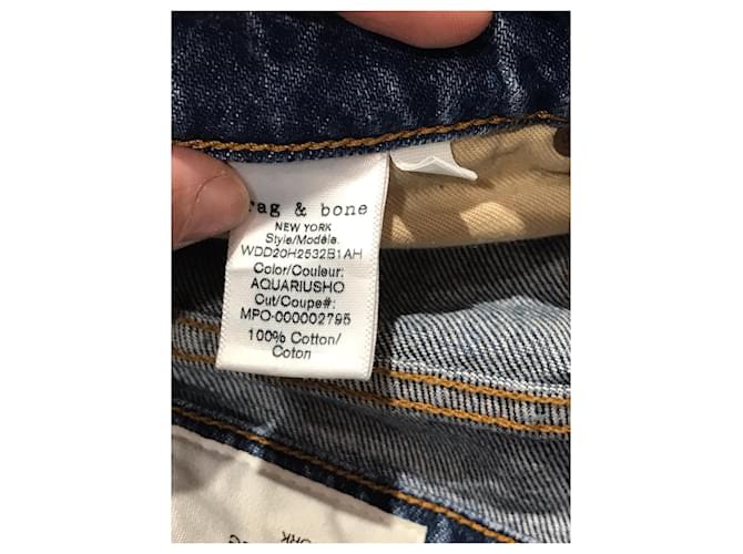 Jeans Rag & Bone T.23 Blu - vista 6