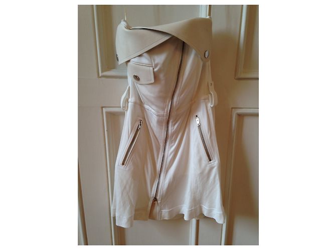 Kleid Jean Paul Gaultier T.34 Weiß - Ansicht 3