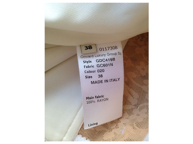 Kleid Jean Paul Gaultier T.34 Weiß - Ansicht 5