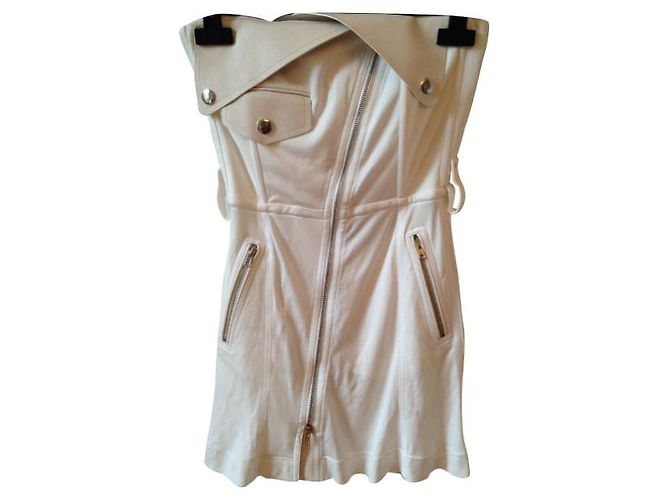Kleid Jean Paul Gaultier T.34 Weiß - Ansicht 7