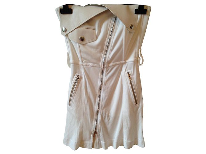 Kleid Jean Paul Gaultier T.34 Weiß - Ansicht 8