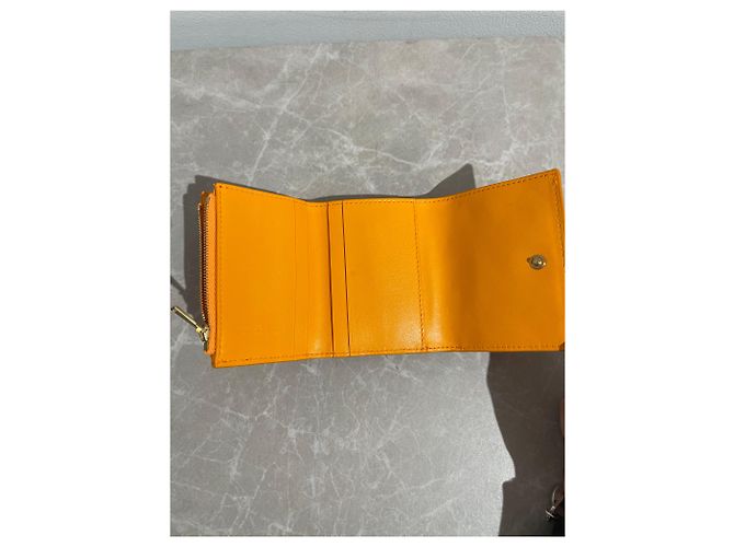 Monedero Bottega Veneta naranja - vista 4