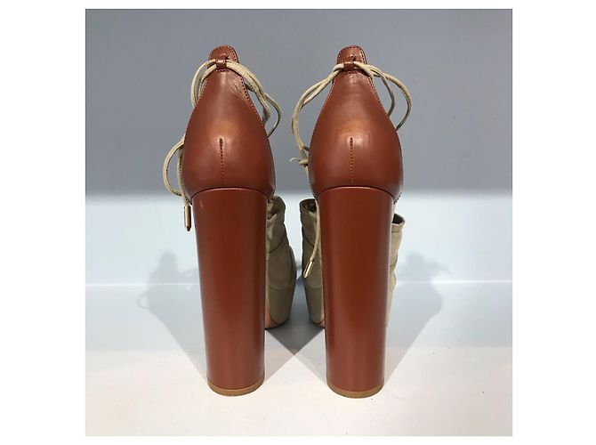 Sandali Aquazzura T.39 Beige - vista 4