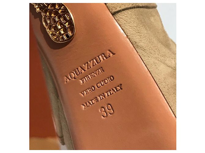 Sandali Aquazzura T.39 Beige - vista 6