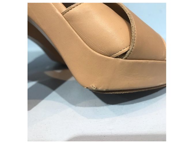 Hermès Sandali Hermes beige T.36,5 - vista 5