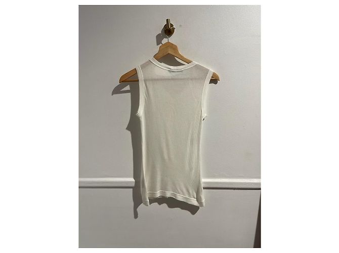 Canotta Dolce & Gabbana bianca T.34 Bianco - vista 2