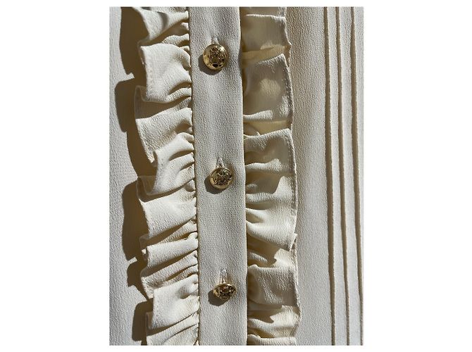 Céline Abito Celine ecru T.38 Beige - vista 3