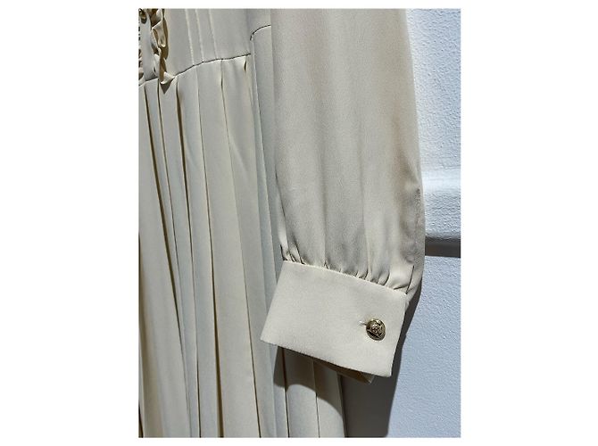 Céline Abito Celine ecru T.38 Beige - vista 4