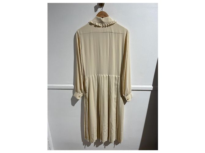 Céline Abito Celine ecru T.38 Beige - vista 5
