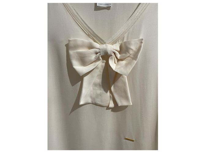 Dsquared2 Top Dsquared écru T.40 Beige - vista 3