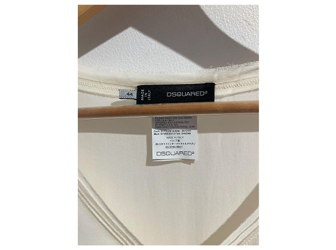 Dsquared2 Top Dsquared écru T.40 Beige - vista 6