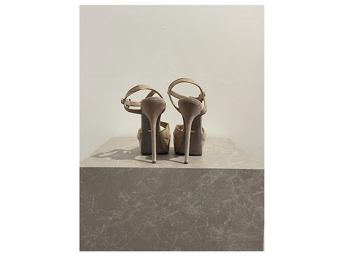 Sandali Sergio Rossi beige T.38.5 - vista 5