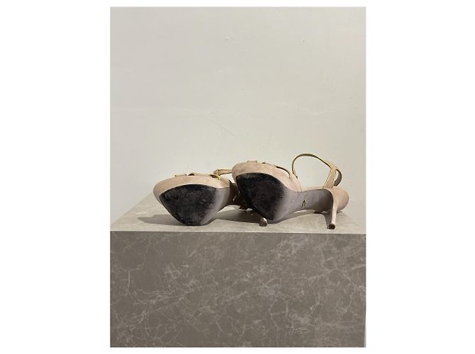 Sandali Sergio Rossi beige T.38.5 - vista 6