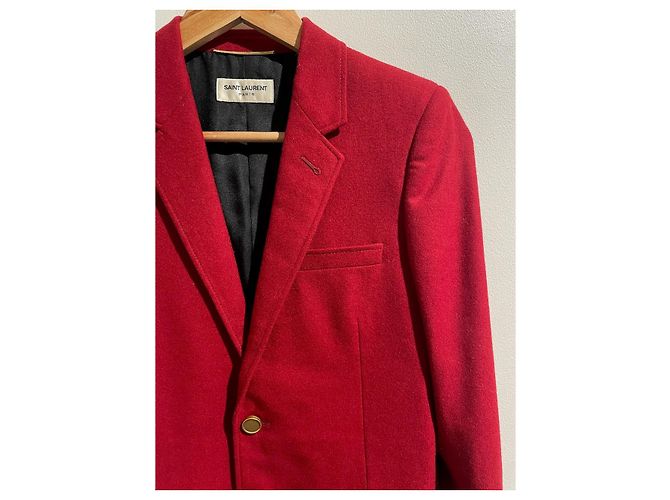 Jacke Saint Laurent rot T.36 - Ansicht 2
