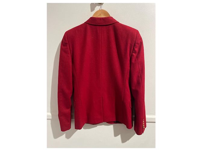 Jacke Saint Laurent rot T.36 - Ansicht 4