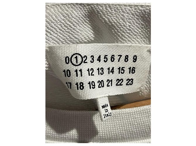 Maison Martin Margiela Sudadera Maison Margiela blanco T.XS - vista 4